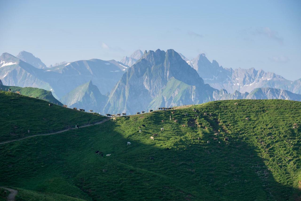 Geigers Ferienhaus Tiefenbach bei Oberstdorf Buitenkant foto